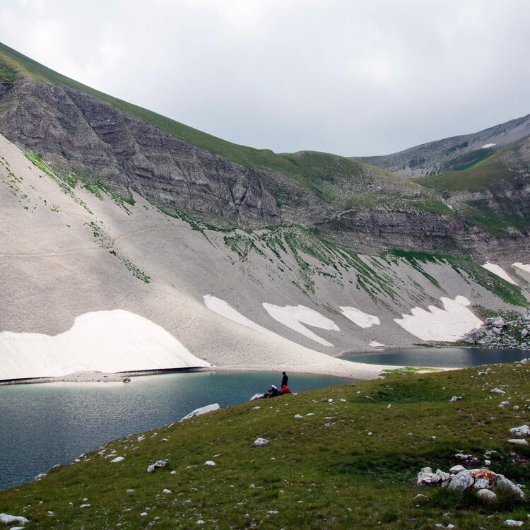 Il Lago di Pilato da Foce