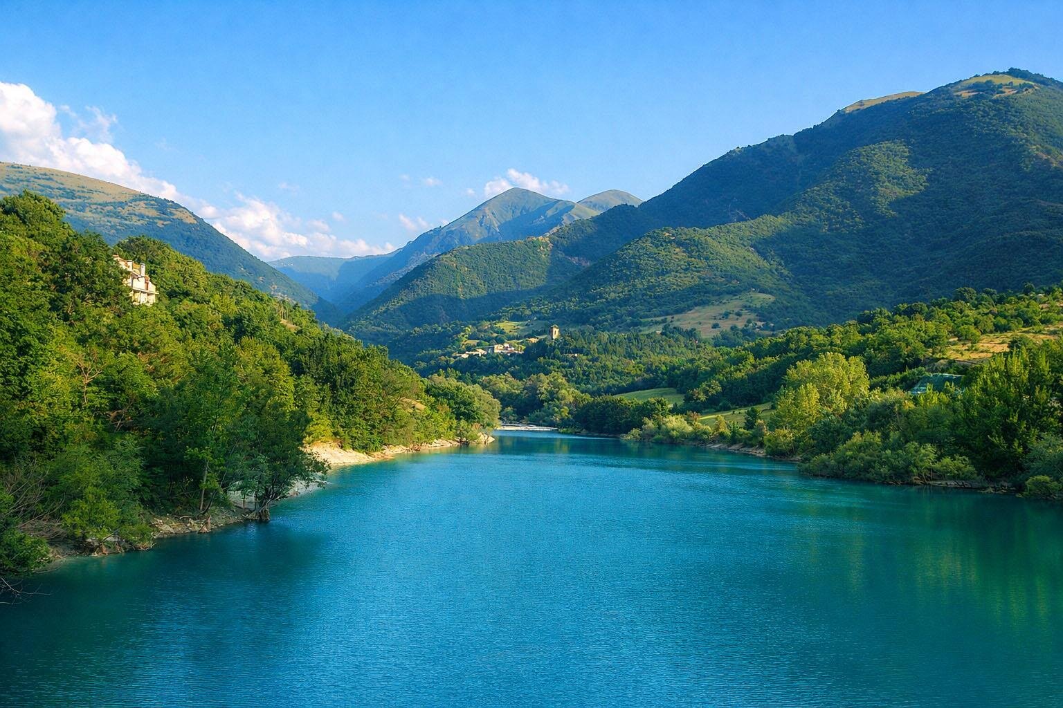 Lago di Fiastra: tour in e-bike tra boschi e panorami