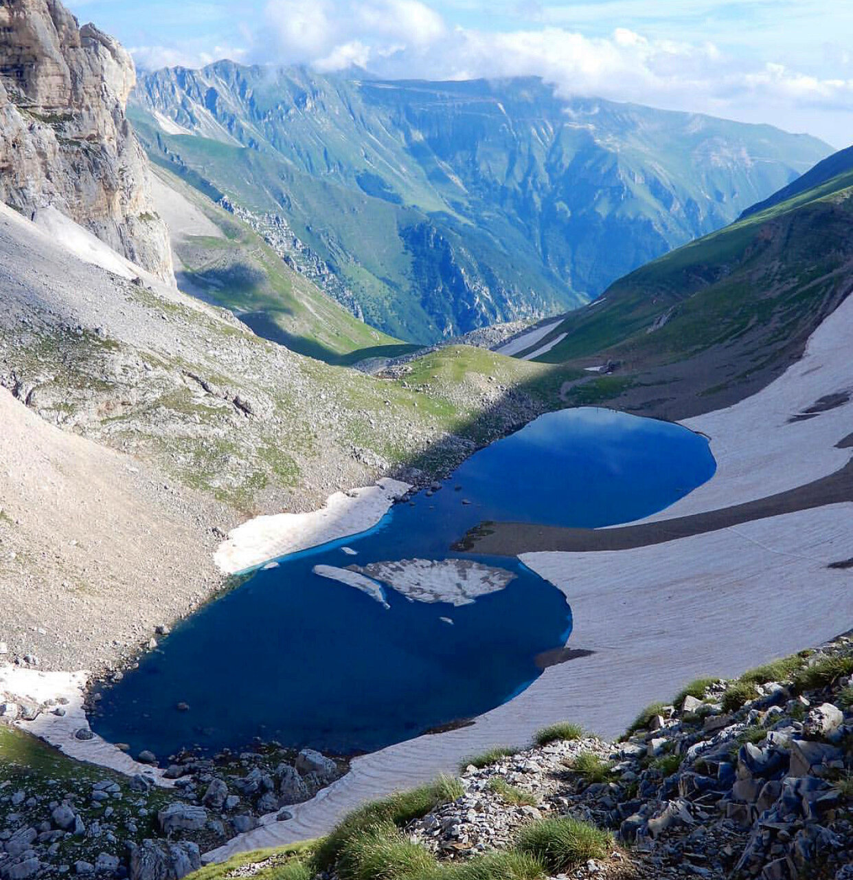 Il Lago di Pilato da Foce